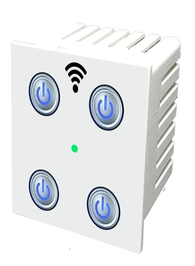 Smarteefi 4 Port WiFi Smart Switch, Modular, Voice/App/Manual Control, Scheduling, Countdown Timer, Compatible with Alexa & Google Home, 2 YEAR WARRANTY (4 Port) - Image 1